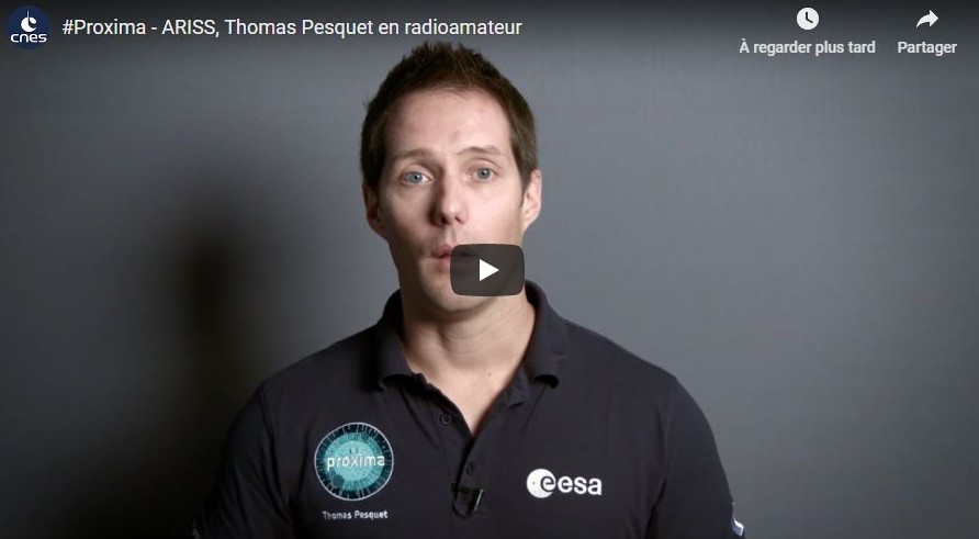 L'astroanute français Thomas Pesquet explique comment il est devenu radio-amateur et les liaisons ARISS pour les jeunes avec les astronautes.